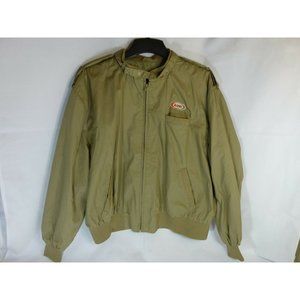 Vintage A&W Tan Jacket Size 2XL XXL Wiman